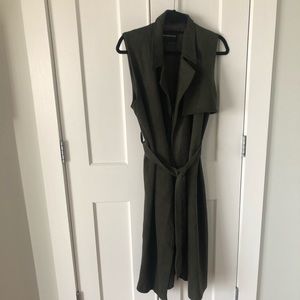 Long Vest/ Duster w/ belt